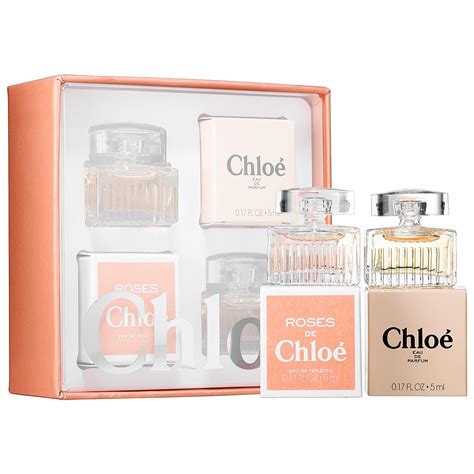 chloe fragrance set|chloe perfume miniature gift sets.